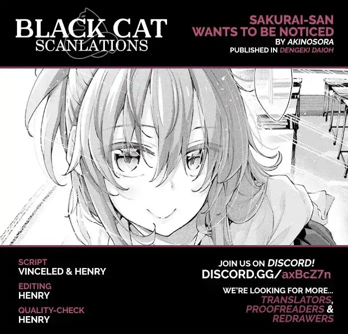 Sakurai-san Wants To Be Noticed Chapter 1 2